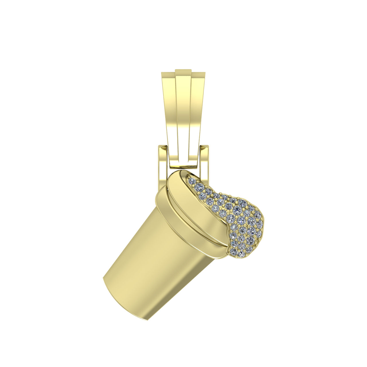 HIP-HOP DRUGS  DIAMONDS  PENDANT